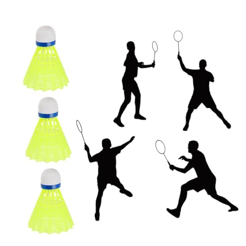 CORHAD 8 Pack Led Badminton Shuttlecocks Luminous Nylon Night Lighting for Play Perfect for
