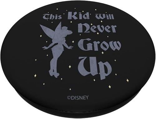 Miniatura 2 de Disney Peter Pan Tinkerbell Never Grow Up PopSockets PopGrip agarre intercambiable para teléfonos y tabletas