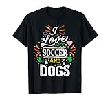 Divertidas camisas de entrenamiento de fútbol, camisa de perro de fútbol. El mejor regalo de cumpleaños, día de San Valentín, Navidad, día del padre, día de la madre, jubilación para jugadores de fútbol, amantes, entrenadores, fanáticos, miembros del equipo.
