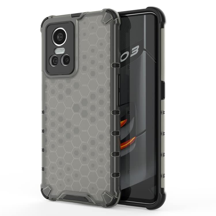Spacekart || Honeycomb || Edge to Edge Boom || Hard case || Transparent || Shockproof || Camera Protection Back case Cover for Realme GT Neo 3 (150W) - Black (B0B65R6561) Amazon Price History, Amazon Price Tracker