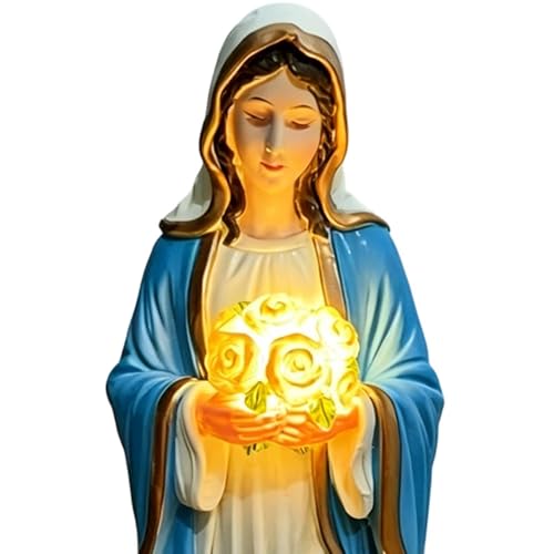 Lámpara de la Virgen María para mesita de noche y rincones de oración 7