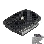 JeoPoom Camera Quick Release QR Plate, Tripod Head Screw Adapter Mount, Plastic Tripod Adapter Plate, for DSLR SLR Digital Camera