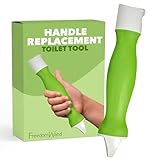 FreedomWand Toilet Tool Handle Replacement - Countoured Grip with Hanging Loop Handle for Toilet Assist Devices - Lightweight Bathroom Essentials for Men, Women, Children and Seniors, 1 Piece