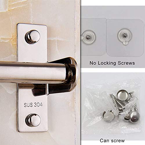 Petilleur Kitchen Sliding Hooks, Stainless Steel Hanging Rack Rail Organize Kitchen Tools With 8 Utensil Removable S Hooks For Towel, Spoon, Coats, Bathrobe, Bbq,Wall Mounted Hanger (50Cm 8 Hooks) #TOP4