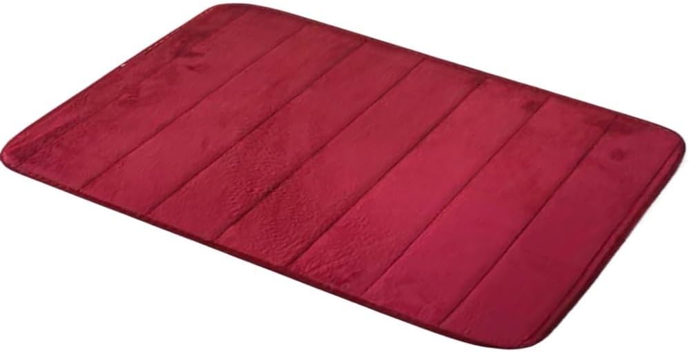 Non Slip Alfombrilla De Baño Antideslizante Con Absorción De Agua, Alfombra De Espuma Viscoelástica De Forro Polar Coral, 60x90cm Bathroom Rugs (Color : Color 2, Size : 60x90cm)