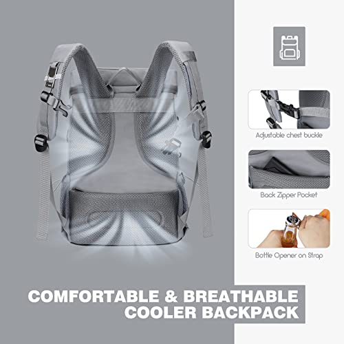 Maelstrom Cooler Backpack - 35/50 Can Insulated Soft Cooler Lunch Bag for Camping, Beach, Hiking & Shopping - Image 6