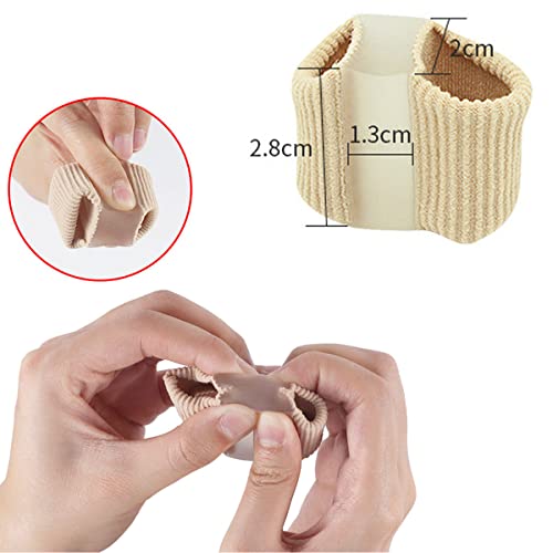 Samoka Toes Separators,2 Pcs Gel Toe Spacers Bunion Corrector, Silicone Toe Spacers With Soft Gel Lining For Women Men #TOP4