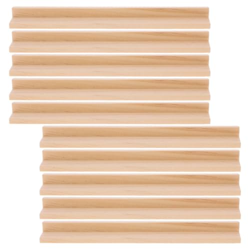 Set de 10 sujetadores de dominó de madera de 19 cm