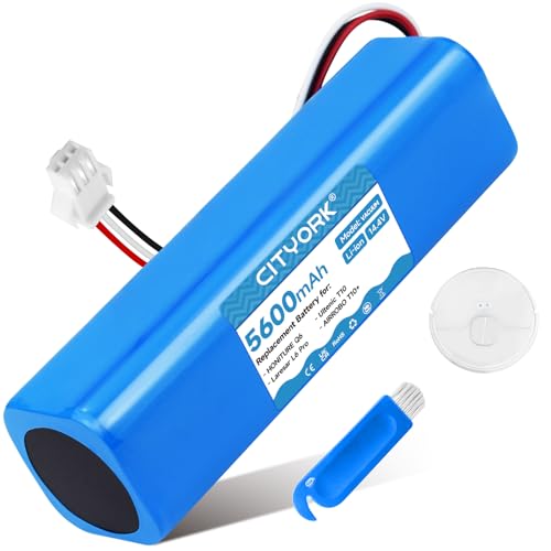 CITYORK 5600mAh 14.4V Batteria per HONITURE Q6/Q6 Pro, per AIRROBO T20+ T10+ T9, per Ultenic T10/ T10 Pro, per Coredy L900 L900X, per Laresar L6, per Kyvol Cybovac S31, per Arnagar S8/S8 Pro