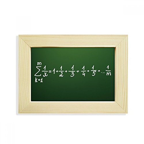 Matemáticas marco de madera noble pintura artística de escritorio 5x7 2