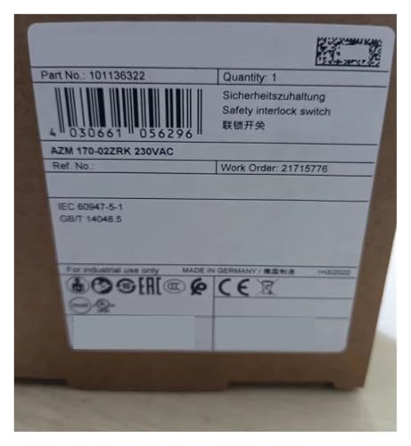 AZM 170-02ZRK AC230V�C���^�[���b�N�X�C�b�`