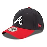 Atlanta Braves Team Classic 39THIRTY Navy / Red Flex Fit Hat / Cap Medium/Large