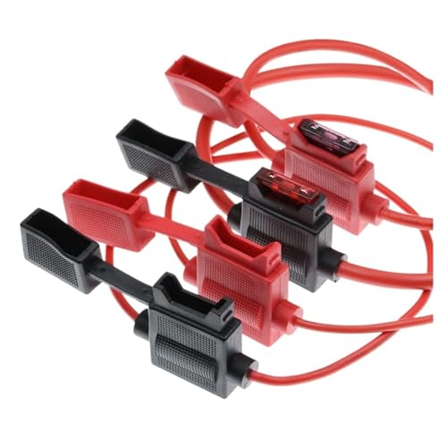 Portafusibles para coche con cable 14AWG resistente de 32V y 1A en color negro