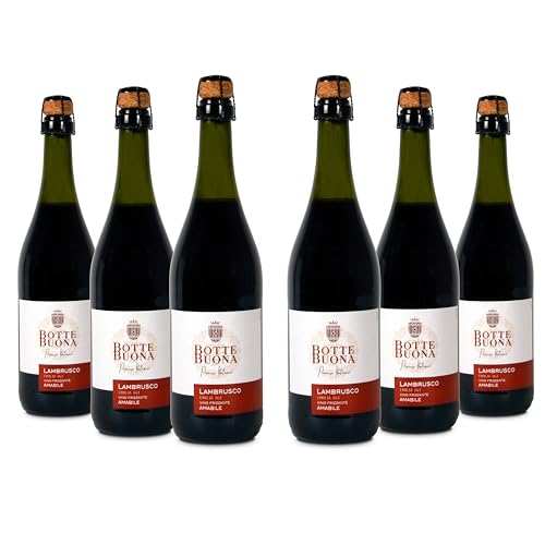 BOTTE BUONA vino espumoso Lambrusco amabile6 x 75 cl