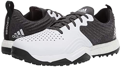 Adidas Men's Adipower 4Orged S Golf Shoe, Black/White/Silver Metallic, 7 M Us #TOP6