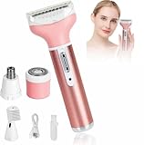 Women Face Epilator, 2025 New 4 in 1 Rechargeable Face Epilator for Women, Armpit, Nose, Eyebrow Hair Remover, Removable and Washable Head