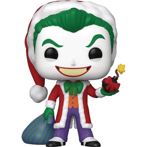Funko Pop! Heroes: DC Holiday - Santa The Joker Comics - DC Comics - Figura de Vinilo Coleccionable - Idea de Regalo- Mercancia Oficial - Juguetes para Niños y Adultos - Comic Books Fans