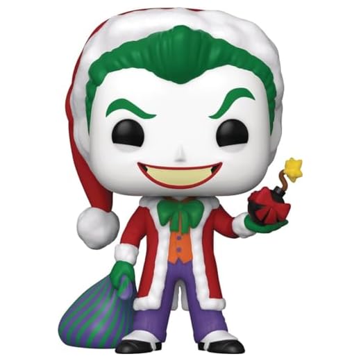 Funko Pop! Heroes: DC Holiday - Santa The Joker Comics - DC Comics - Figura de Vinilo Coleccionable - Idea de Regalo- Mercancia Oficial - Juguetes para Niños y Adultos - Comic Books Fans