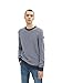 Produktbild TOM TAILOR Herren 1033678 Strickpullover mit Struktur, 30638 - Navy Light Blue Structure, M