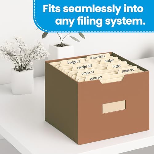 Pendaflex Dosya klasörü, yasal boy, Manila, 1/3 kesim, 100/BX (753 1/3) - Görsel 5