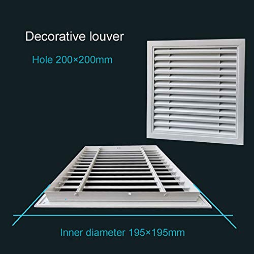 Cache-grille de ventilation en alliage d'aluminium pour façade