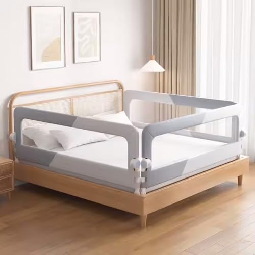Grade Para Camas com Tela e Proteção Contra Quedas Serve Para Infantil Idosos Bebe Crianças Sono Seg