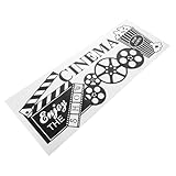 Photo Gallery sopotutu adesivo muro cinema tema film decorazione camera da letto facile applicazione e rimozione per lisce Photo Gallery sopotutu adesivo muro cinema tema film decorazione camera da letto facile applicazione e rimozione per lisce