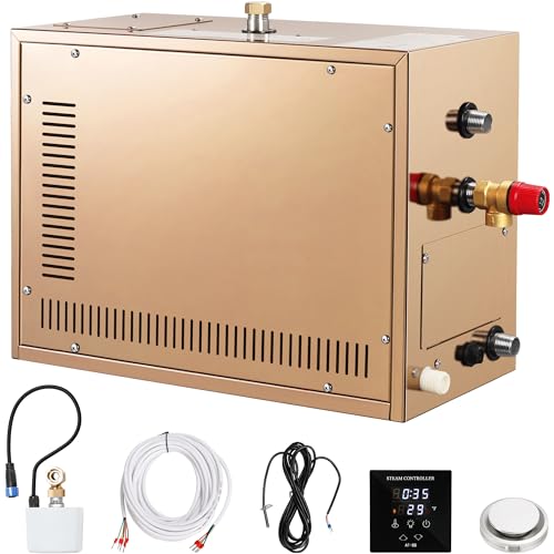 Rengue 9KW Steam Shower Generator - Self-Draining Steam Generator Kit,