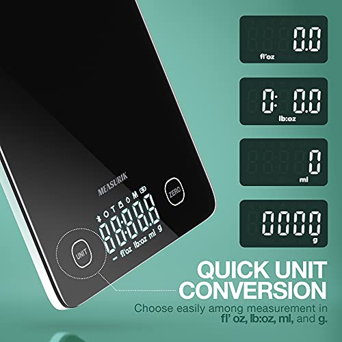 Measurik Food Scale - Multifunction Digital Kitchen Scale - Weight Ounces And Grams, Batteries Included #TOP1
