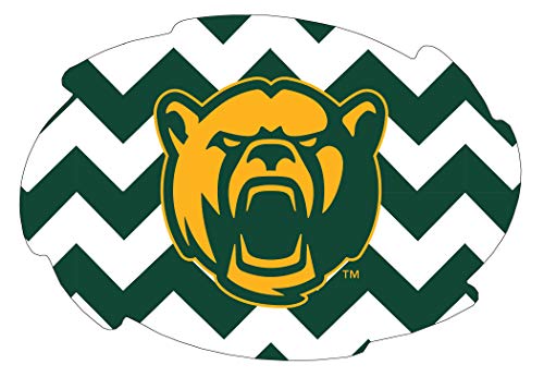 Baylor Bears 5x6 Inch Chevron Swirl Magnet Single Officially Licensed Collegiate Product