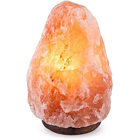 Needs&Gifts 7-10KG Natural Healing IONES Therapeutic 100% Pure Himalayan Pink Crystal Salt Lamp Fine Quality Cover