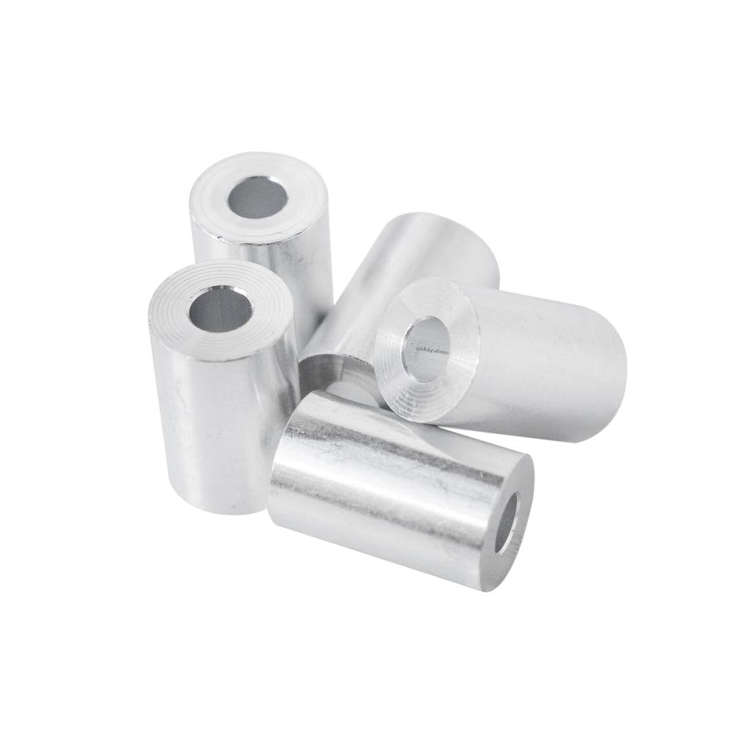 Aluminum Spacer 3/4 OD x 5/16 ID x Choose Your Length, Round Spacer Unthreaded Standoff Bushing Plain Finish, Fits screws bolts 5/16 or M8 by Metal Spacers Online (1-3/16 Length, 250 Pack)