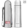 Milton 34 oz Stainless steel insulated water bottle 1 Litre, Leakproof, 12 hours Hot, 24 hours cold, Double Walled Vacuum Metal Flask for Sports, Gym, Travel friendly, Dishwasher Safe, Plain Lid 1000