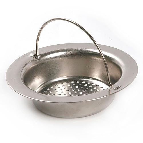Colador de acero inoxidable para fregadero Leadigol 11 cm miniatura 3