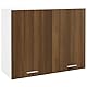 vidaXL Hängeschrank Lyon Braun Eichen-Optik 80x31x60 cm Holzwerkstoff