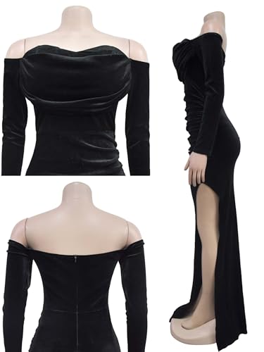 Image of Figdaw Fully Lined Soft Sequin Evening Dress for Women Formal,Wedding,Prom,Gala