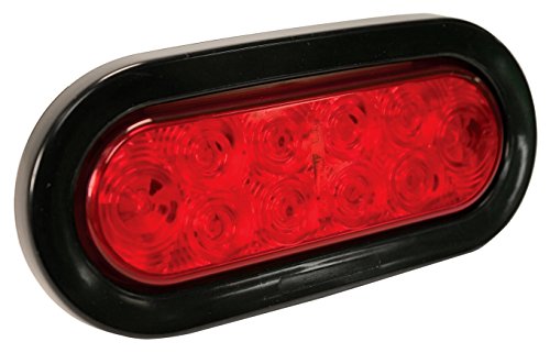 Blazer International 561BRK-60 Red Oval 6-Inch LED Stop/Tail/Turn Light and Park Light Kit, 60 Pack