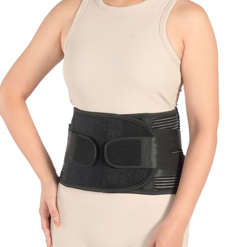Corsé lumbar de compresión elástica y transpirable para mujeres y hombres 7