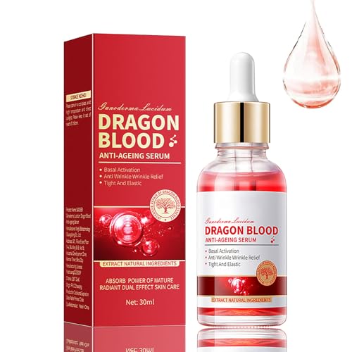 Drachenblut Gesichtsserum - Dragon Blood Face Serum - Anti Falten Serum Gesicht - Feuchtigkeitsspendende Essenz - Gesichtspflege für Frauen - Glatte die Haut Elastizität verbessern Feuchtigkeitsserum