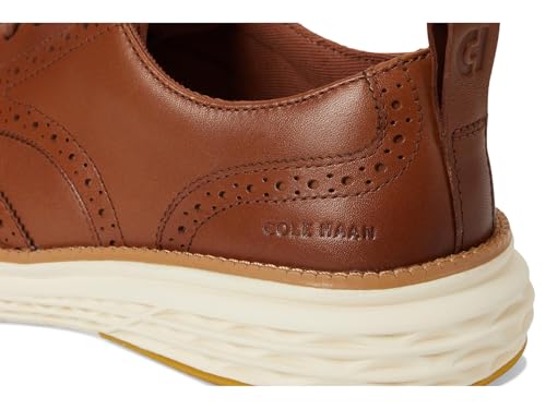 Cole Haan Men's Grand Hurrion Wingtip Oxfords, British Tan/Ivory, 11-M US