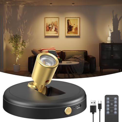 Spot Lights Indoor Led Spotlight: Rechargeable Battery Wireless Up Lights Indoor - Plants Tree...