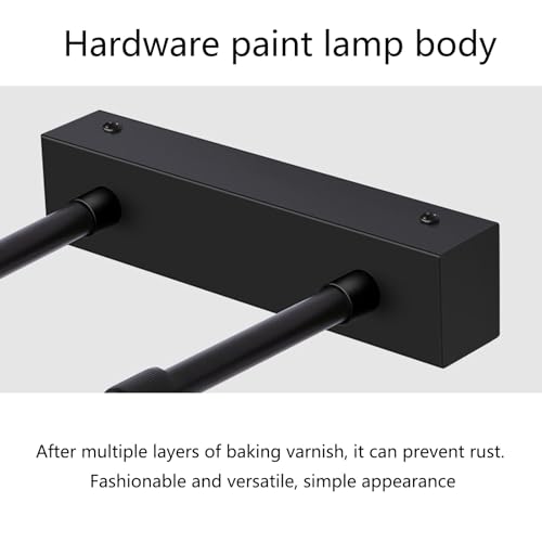 Lámpara de pared cromada para baño e interiores con brazo móvil y tono ajustable de lectura 4