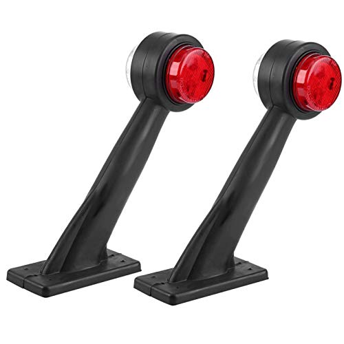 Luces galibo remolque pilotos led 24v camion codo laterales coche 12v Yctze 2