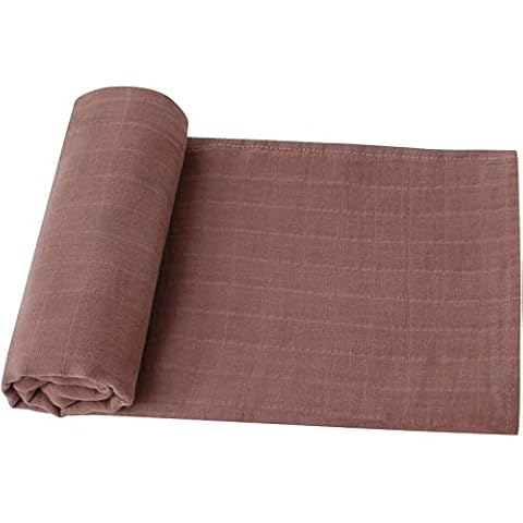 Lebze LifeTree Bebé Muselina Manta 100% Orgánico Algodón Cover