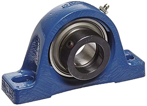 SKF P2B 111-FM Pillow Block Ball Bearing, 2 Bolts, Normal Duty, Eccentric Collar, Contact Seals, 1-11/16