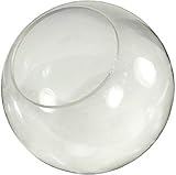 12 Inch Clear Acrylic Lamp Post Globe with 5.25 Inch Opening