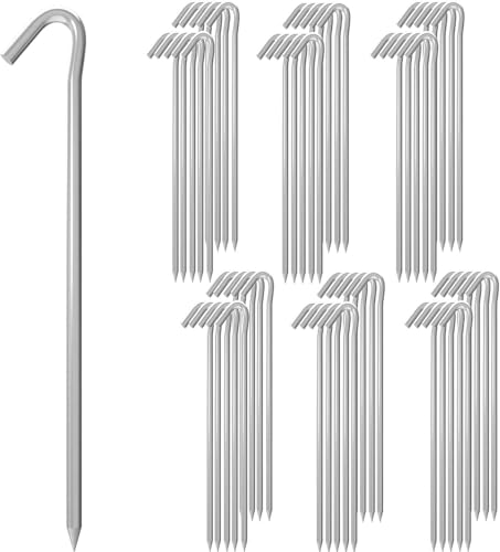 MySit Piquets Tente 9" 60 Pces Pointe Acérée Jardins Décor