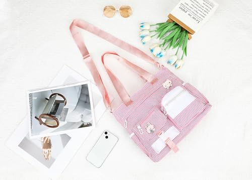 Image of Phaoullzon Crossbody Cute Bag for Teens Kawaii Messenger Purse Shoulder Tote Bags