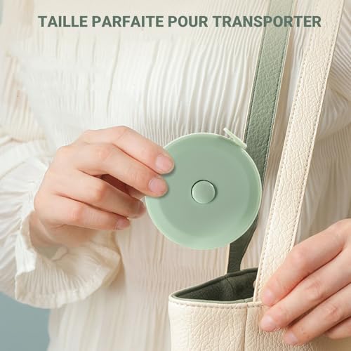 Miniatura 4 de Cinta Métrica Corporal 1.5 M, 3 Piezas Cinta Métrica Costura Retráctil, Metro Costura Flexible De Pvc Para Costura, Cuerpo Y Manualidades
