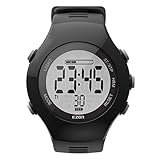 Optische Herzfrequenzmesser Sport Digital Armbanduhr für den Lauf im Freien mit Alarm, Schrittzähler, Kalorienzähler, Stoppuhr EZON T043